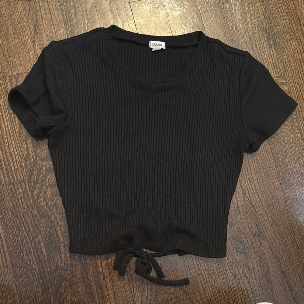 GAP Black Ribbed Women's‎ Top
